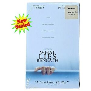 What Lies Beneath DreamWorks VHS Movie Harrison Ford New Sealed 86404 Thriller